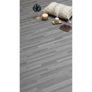 Sol PVC - Félice 598 - Parquet gris fine lame - Bingo - Essential - IVC - rouleau 3M