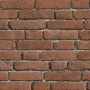Papier peint intissé CITY BRICK mur de brique marron rouge - Horizons - Ugépa - J18948