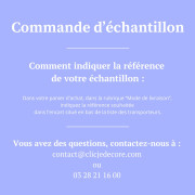 FRAIS ECHANTILLON - Tissu de rideau