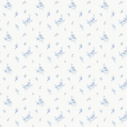 Papier peint vinyle sur intissé Brindille bleu - Miniatures - Lutèce - G67915