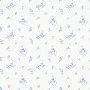 Papier peint vinyle sur intissé Brindille bleu - Miniatures - Lutèce - G67915