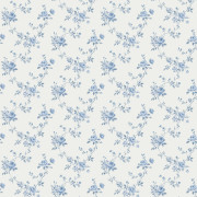 Papier peint vinyle sur intissé Tressage de Fleurs bleu - Miniatures - Lutèce - G67892