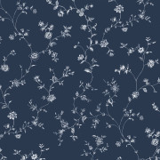 Papier peint vinyle sur intissé Rosier Treille bleu - Miniatures - Lutèce - G67863