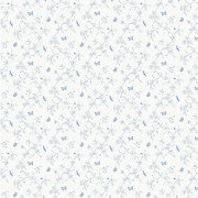 Papier peint vinyle sur intissé Papillon & Libellule bleu - Miniatures - Lutèce - G67851