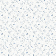 Papier peint vinyle sur intissé Papillon & Libellule bleu - Miniatures - Lutèce - G67851