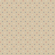 Papier peint vinyle sur intissé Palmette bleu rouge beige - Miniatures - Lutèce - G68734