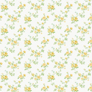 Papier peint vinyle sur intissé Tressage de Fleurs jaune Miniatures - Lutèce - G68732