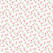 Papier peint vinyle sur intissé Mini Magnolia rose - Miniatures - Lutèce - G68723