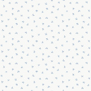 Papier peint vinyle sur intissé Allover Feuille bleu - Miniatures - Lutèce - G68720