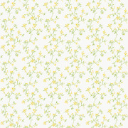 Papier peint vinyle sur intissé Branche Fleurie jaune - Miniatures - Lutèce - G68702