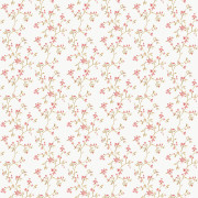 Papier peint vinyle sur intissé Branche Fleurie rose - Miniatures - Lutèce - G68700