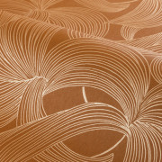 Papier peint intissé Léontine ambre or - Isadora - Casamance - 70681834