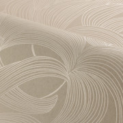 Papier peint intissé Léontine marron glacé nacré - Isadora - Casamance - 70681528