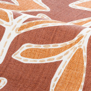 Papier peint vinyle sur intissé Lanzea terracotta safran - Lanzea - Casamance - 77640406
