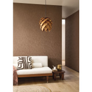 Papier peint vinyle sur intissé Arole hazelnut - Rituel - Casadeco - RITU201972866