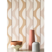 Papier peint vinyle sur intissé Neora rose nude - Rituel - Casadeco - RITU201944180
