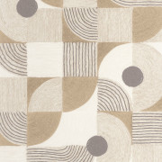 Papier peint vinyle sur intissé Elément beige raphia - Rituel - Casadeco - RITU201921319