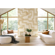 Panoramique vinyle sur intissé Tikal beige - 200X310cm - Rituel - Casadeco - RITU202151204