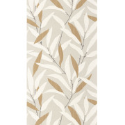 Papier peint vinyle sur intissé Alba beige lin - Rituel - Casadeco - RITU201951357