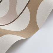 Papier peint vinyle sur intissé Neora rose nude - Rituel - Casadeco - RITU201944180