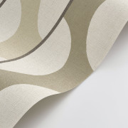 Papier peint vinyle sur intissé Neora beige sable - Rituel - Casadeco - RITU201942059