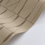 Papier peint vinyle sur intissé Otavia beige lin - Rituel - Casadeco - RITU201932562