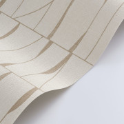 Papier peint vinyle sur intissé Otavia beige sable - Rituel - Casadeco - RITU201932248