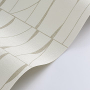 Papier peint vinyle sur intissé Otavia blanc craie - Rituel - Casadeco - RITU201931120