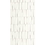 Papier peint vinyle sur intissé Otavia blanc craie - Rituel - Casadeco - RITU201931120