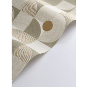 Papier peint vinyle sur intissé Elément vert sauge - Rituel - Casadeco - RITU201927235