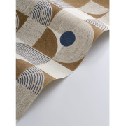 Papier peint vinyle sur intissé Elément bleu outremer - Rituel - Casadeco - RITU201926309