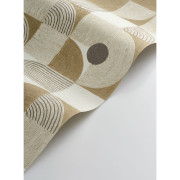 Papier peint vinyle sur intissé Elément beige raphia - Rituel - Casadeco - RITU201921319