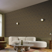 Papier peint intissé Felix noir or - Isadora - Casamance - 75821324