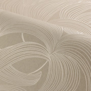 Papier peint intissé Léontine marron glacé nacré - Isadora - Casamance - 70681528