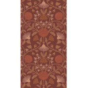 Papier peint intissé Hippolyte bordeaux cuivré - Isadora - Casamance - 70450814