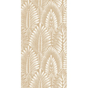 Papier peint vinyle sur intissé Alisio latte - Lanzea - Casamance - 75470814