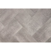 Sol PVC - Bilbao 592 - Carrelage gris chevron - Start - IVC - rouleau 3M