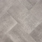Sol PVC - Bilbao 592 - Carrelage gris chevron - Start - IVC - rouleau 3M
