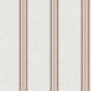 Papier peint intissé Rayure Indienne terracotta - Aristide - Lutèce - 3857-4