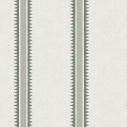 Papier peint intissé Rayure Indienne vert - Aristide - Lutèce - 3857-1