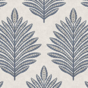Papier peint intissé Feuille de Palmier bleu - Aristide - Lutèce - 3853-3