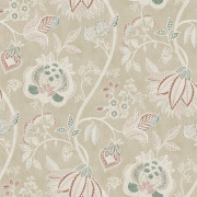 Papier peint intissé Fleur Indienne beige - Aristide - Lutèce - 3852-2