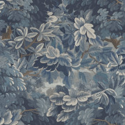 Papier peint intissé Feuillage Tapisserie bleu - Aristide - Lutèce - 3850-3