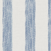 Papier peint intissé Large Rayure Plumetis bleu - Aristide - Lutèce - 487-5