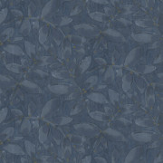 Papier peint intissé Feuillage Délavé bleu nuit - Aristide - Lutèce - 485-6