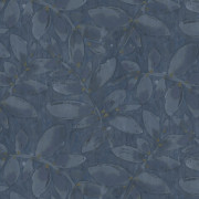 Papier peint intissé Feuillage Délavé bleu nuit - Aristide - Lutèce - 485-6