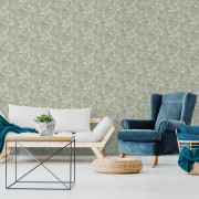 Papier peint intissé Feuillage Délavé vert - Aristide - Lutèce - 485-4