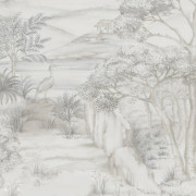 Papier peint intissé Paysage graphite beige - Aristide - Lutèce - 484-1