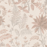 Papier peint intissé Branché Fleuri beige rose - Aristide - Lutèce - 480-3