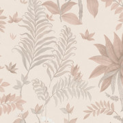 Papier peint intissé Branché Fleuri beige rose - Aristide - Lutèce - 480-3